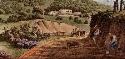 View of Sherringham Bower, Norfolk: Abbot Upcher (detail) by Humphry Repton